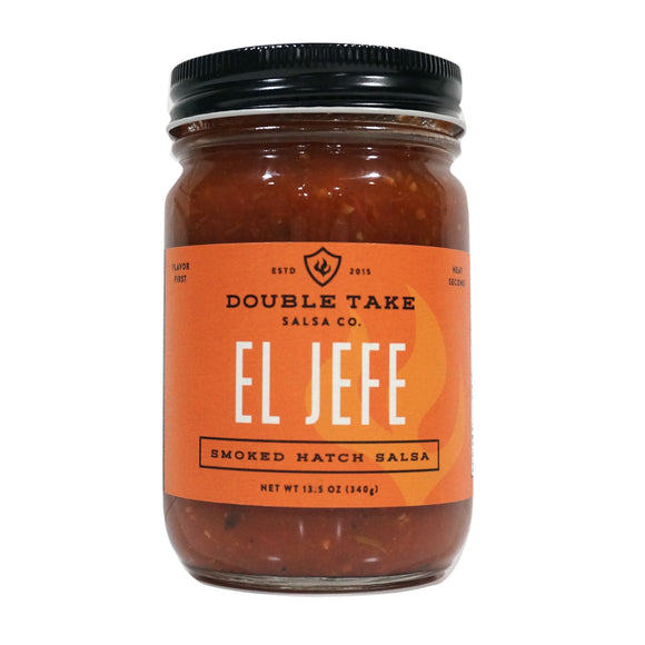 El Jefe Smoked Hatch Salsa by Double Take Salsa
