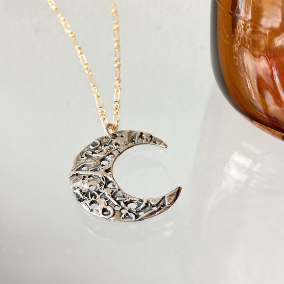 Crescent Moon Necklace - The Whole 9 Gallery