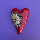 Ceramic Heart, "Radiance" by Laurie Pollpeter