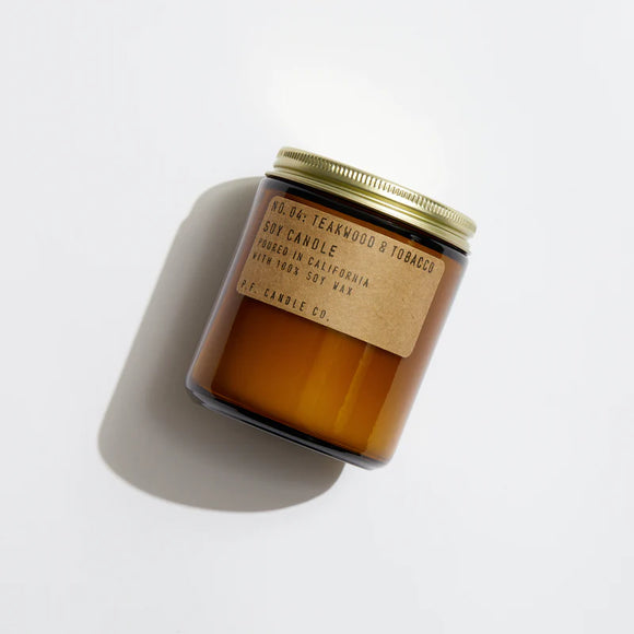Teakwood & Tobacco Candle by P.F. Candle
