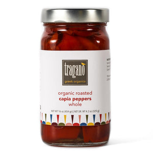 Organic Roasted Capia Peppers by Tragano
