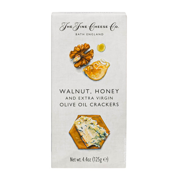 Walnut, Honey and extra Virgin Olive Oil Crackers by The Fine Cheese CO.