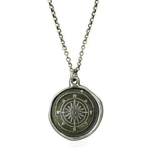 Compass Rose, Wax Seal Necklace - The Whole 9 Gallery