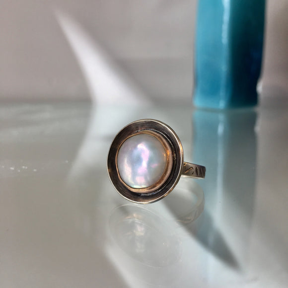 Freshwater Pearl Sundial Ringj + i Jewelry - The Whole 9 Gallery