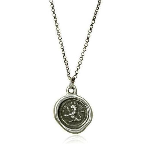 I Rise, Wax Seal Necklace of Lion - The Whole 9 Gallery