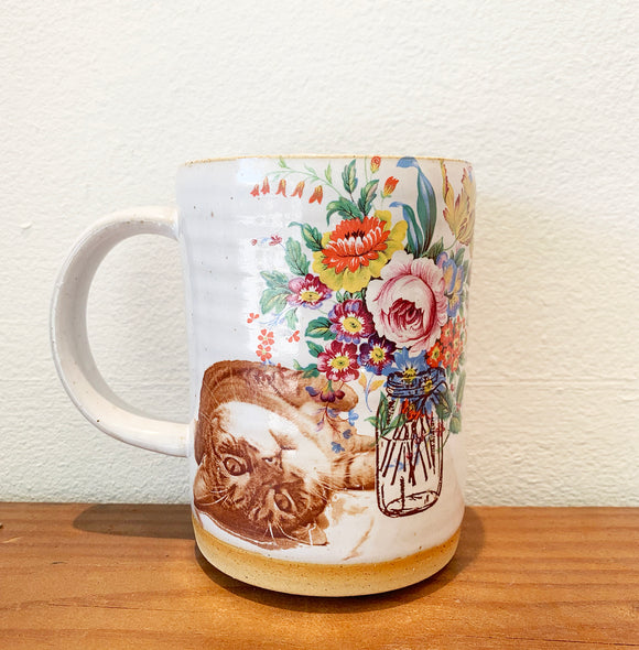 Cat Mug by Crazy Cat Lady Ceramics
