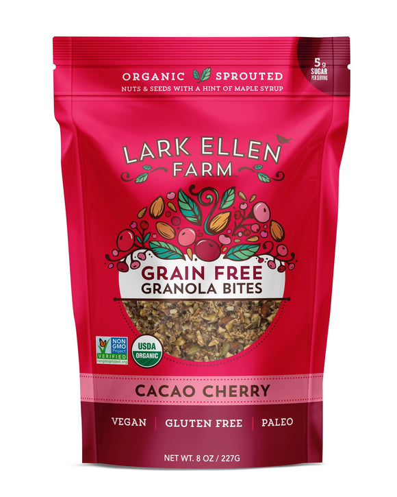 Cacao Cherry Granola Bites from Lark Ellen Farm