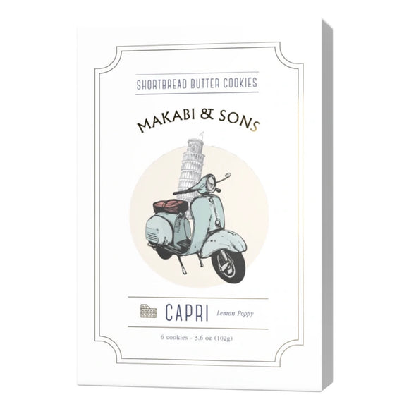 Capri - Lemon Poppy Cookies by Makabi & Sons