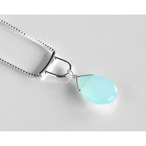 Chalcedony Necklace - The Whole 9 Gallery