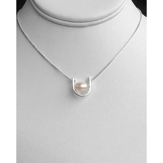 U-Shaped Pearl Necklace - The Whole 9 Gallery